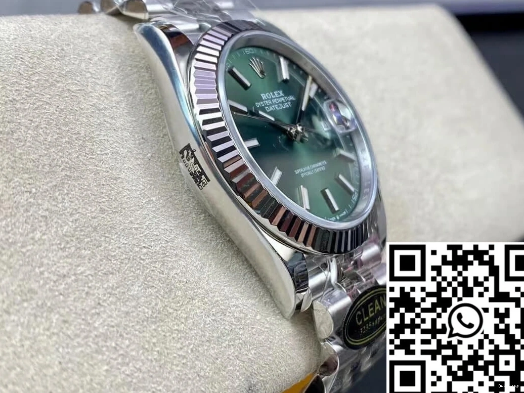 Dial M126334-0027 Datejust Factory Rolex Clean Green Mint 0510
